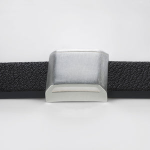 M21 bracelet softness handcrafted black leather strap sensuality asymmetrical sterling silver creation sorux paris luxury jewellery  details consciousluxury uniqueness design mclaverok  Mauricio Clavero Kozlowski photo francois_fleury silver from responsible mines