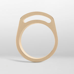 M8 ring 18k gold back side view photo sorux paris SoruxParis luxury jewellery  details consciousluxury uniqueness design  Mauricio Clavero Kozlowski mclaverok photo francois_fleury gold  from responsible mines