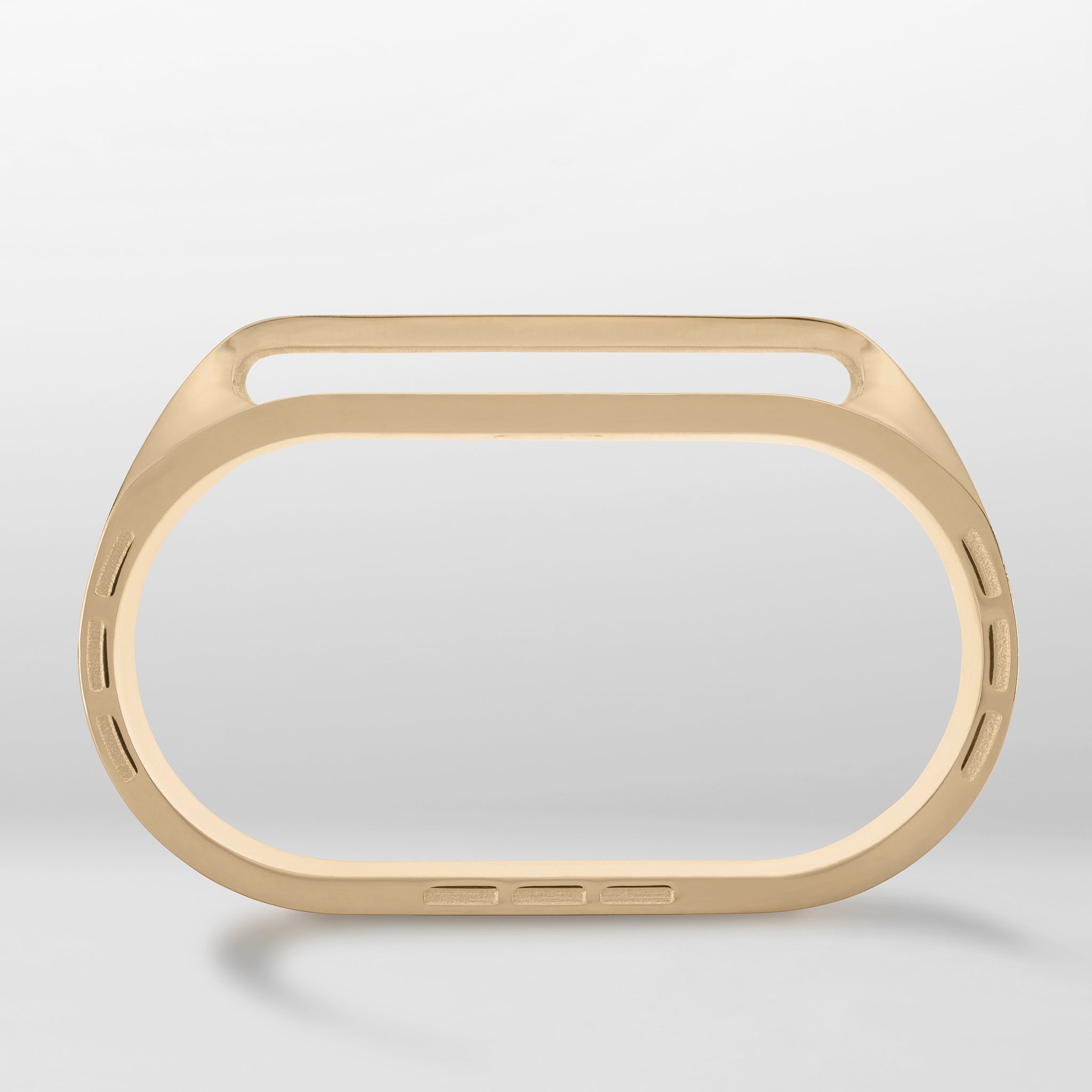 M9 ring 18k gold front view photo sorux paris SoruxParis luxury jewellery  details consciousluxury uniqueness design mclaverok photo francois_fleury silver from responsible mines symbol of singularity doublefinger two finger 